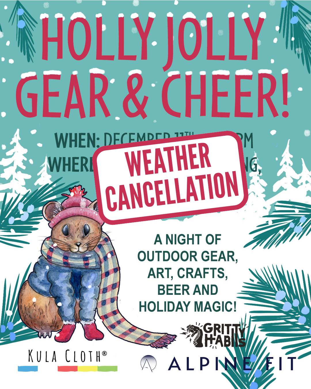 Cancelled Holly Jolly Gear & Cheer