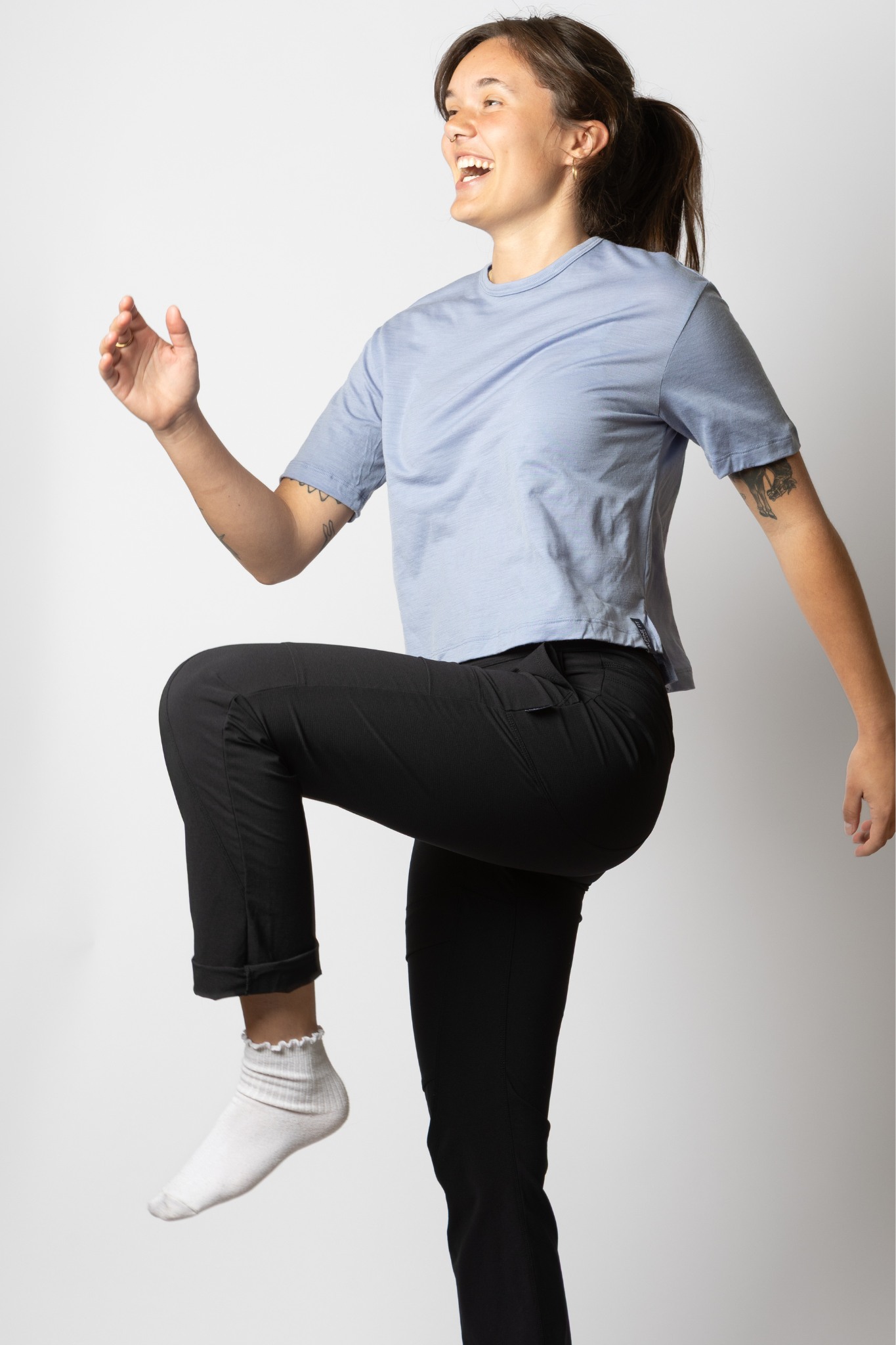 Backpacker Barrel Leg - Black