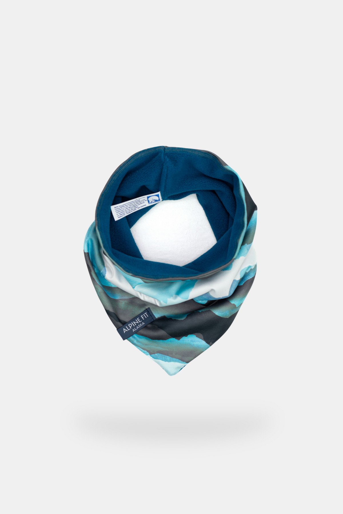 Alpine fit mountain v fleece neck warmer sea to sky rounded image
