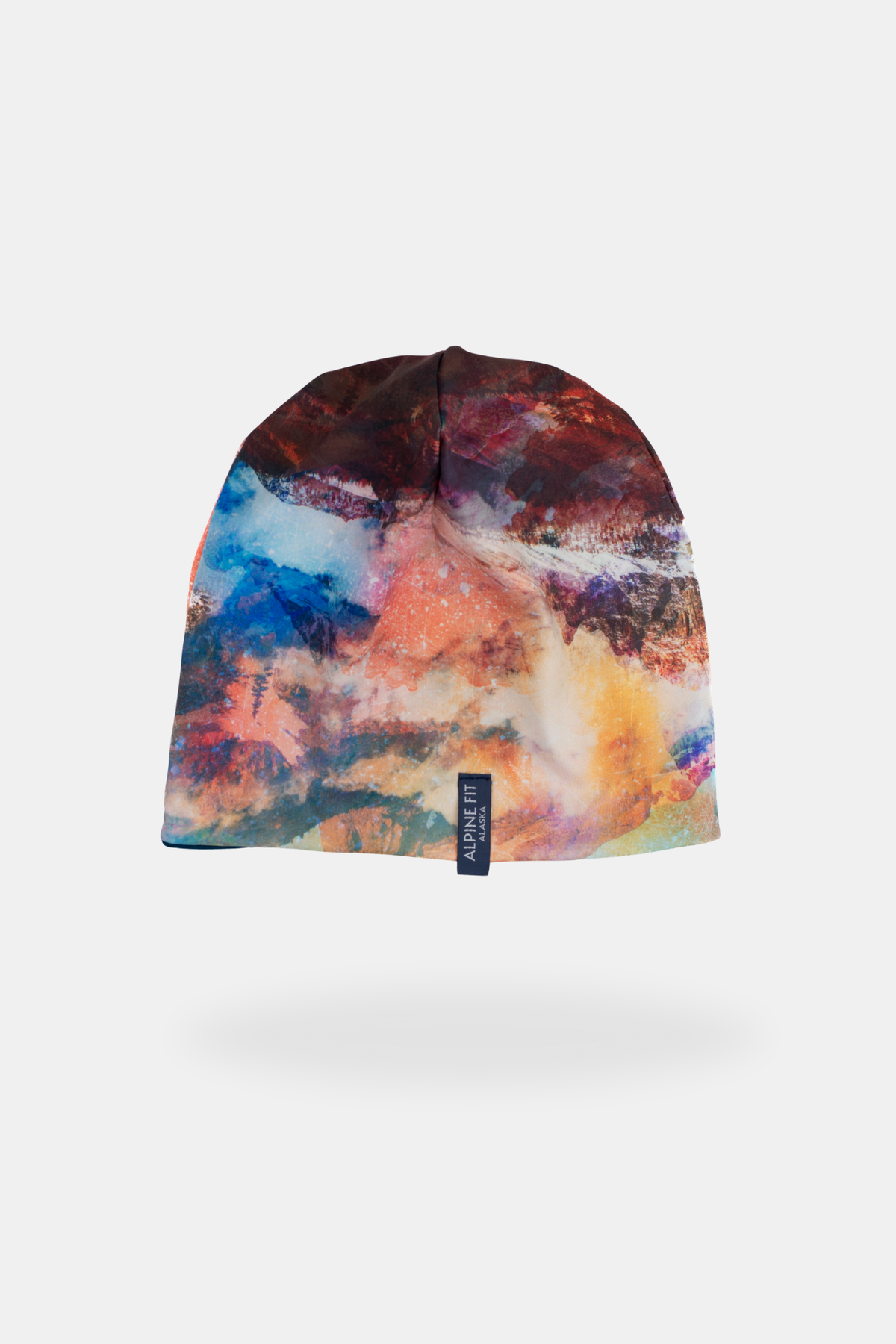 Alpine fit Go all winter merino wool lined hat cosmic peak front image