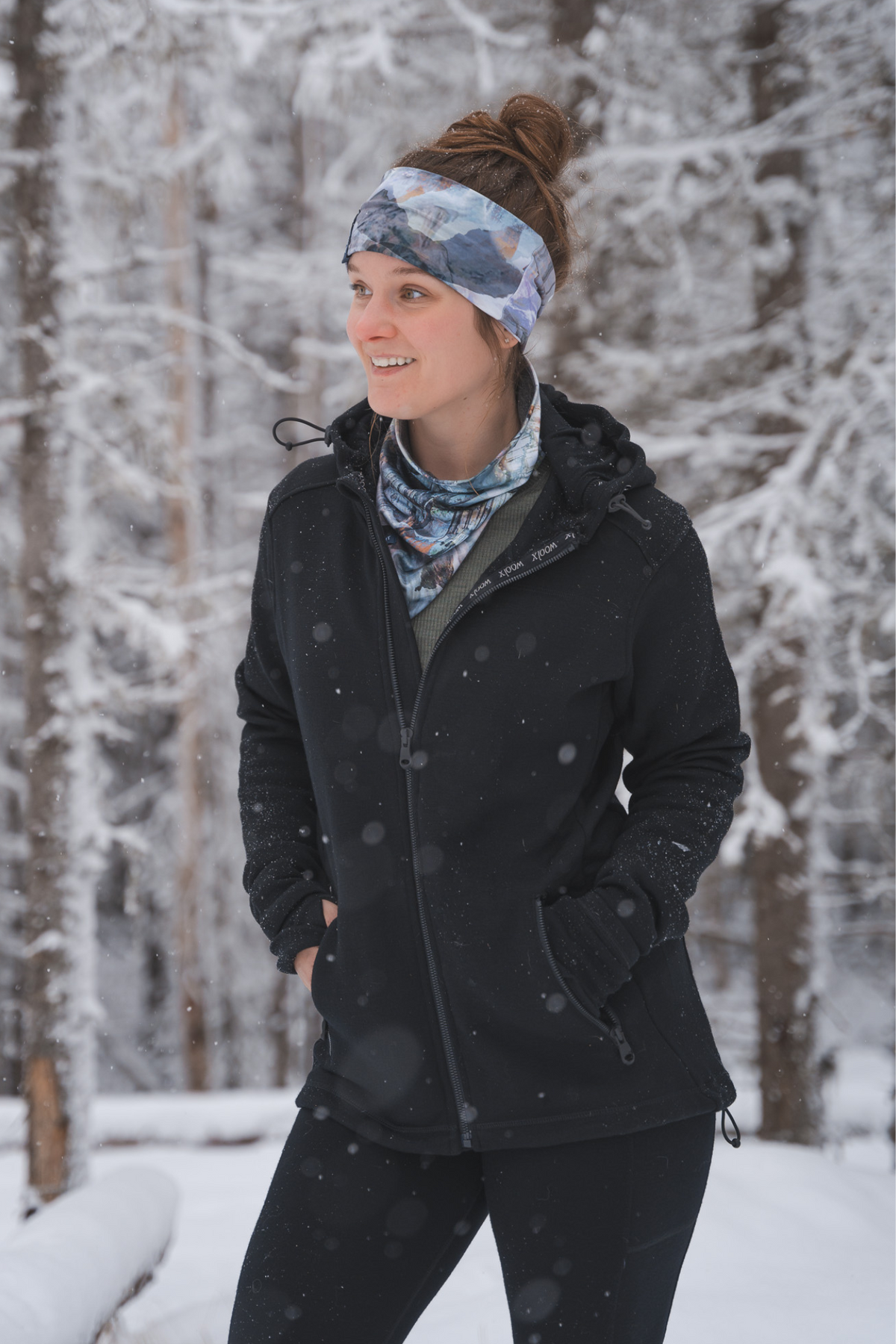 Alpine fit trailhead cozy fleece headband chugach dusk second outdoor activity image
