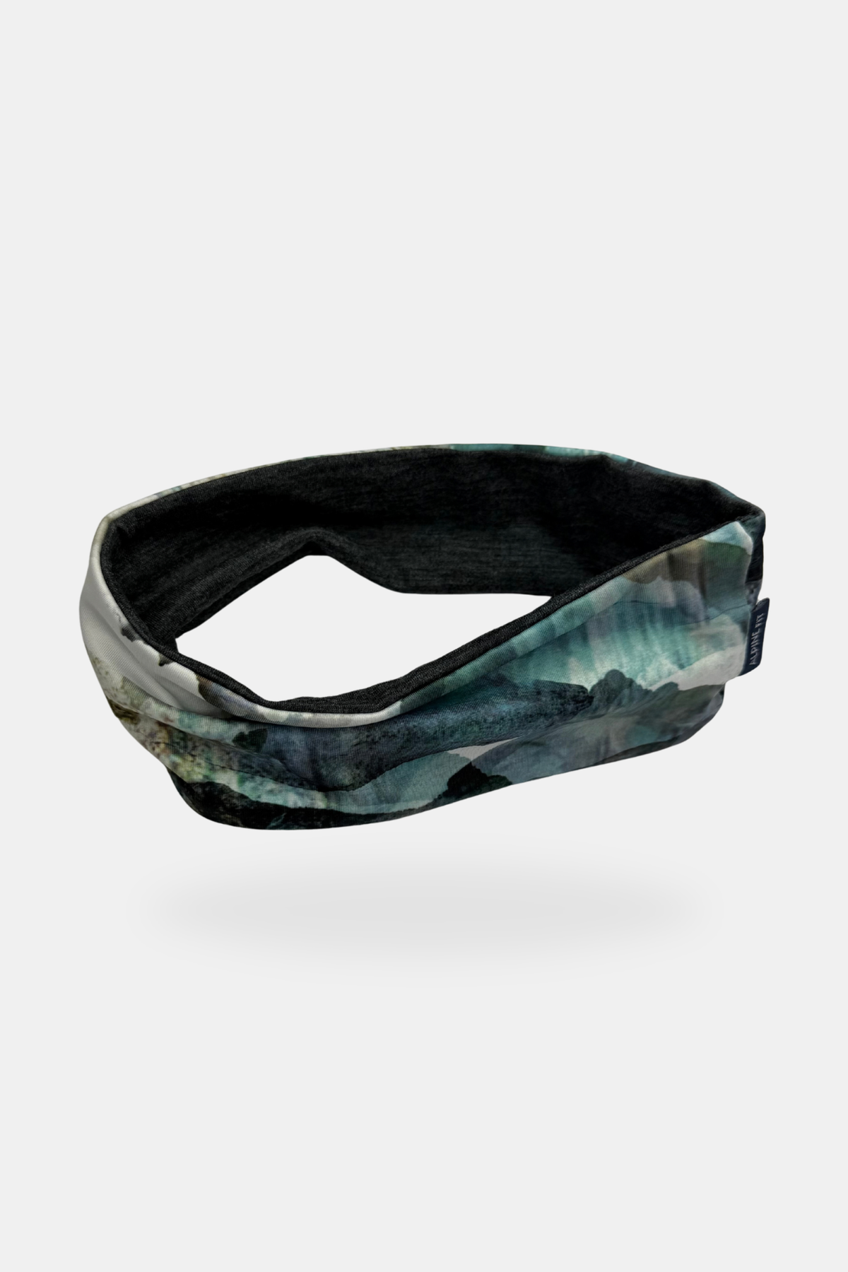 Merino Wool Lined Headband - Chugach Dusk