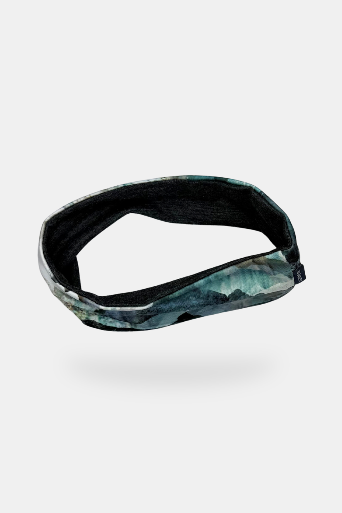 Merino Wool Lined Headband - Chugach Dusk
