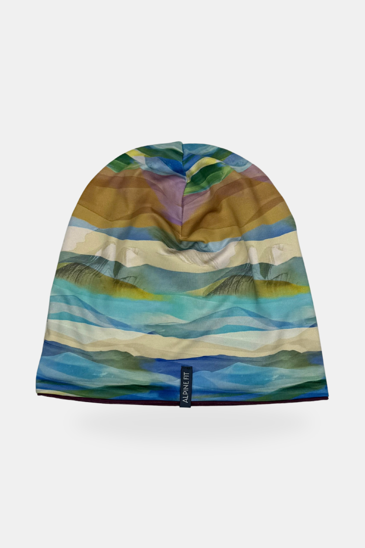 Go All Winter Merino Wool Lined Hat - Rainbow Peak