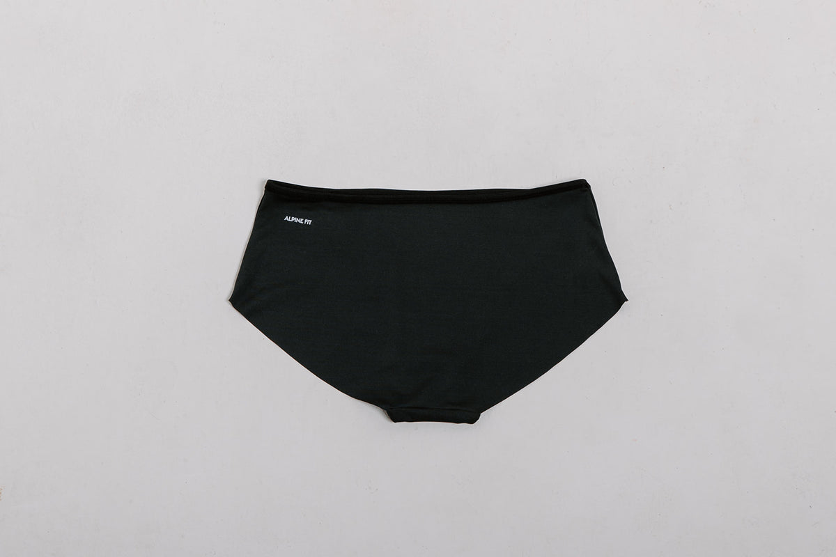 Alpine Fit Athletic Hipster Black, Flatlay