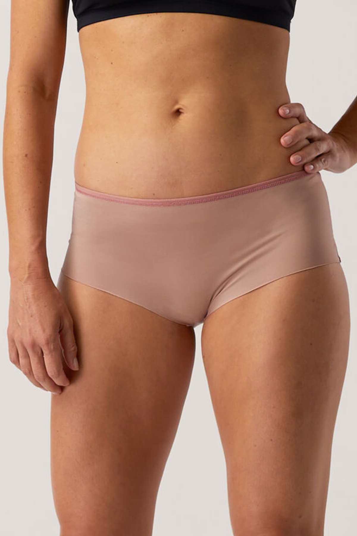 Alpine Fit Athletic Hipster Sandstone, Person wearing beige underwear on a plain background