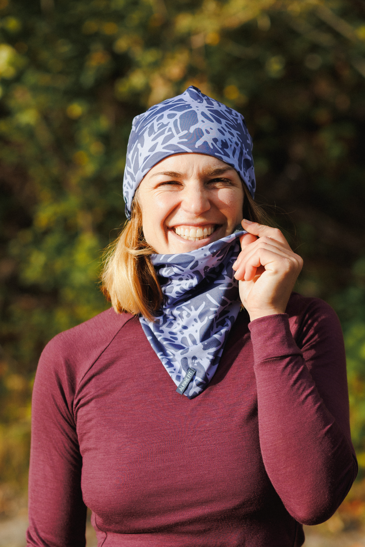 Mountain V Merino Wool Neck Warmer - Dance
