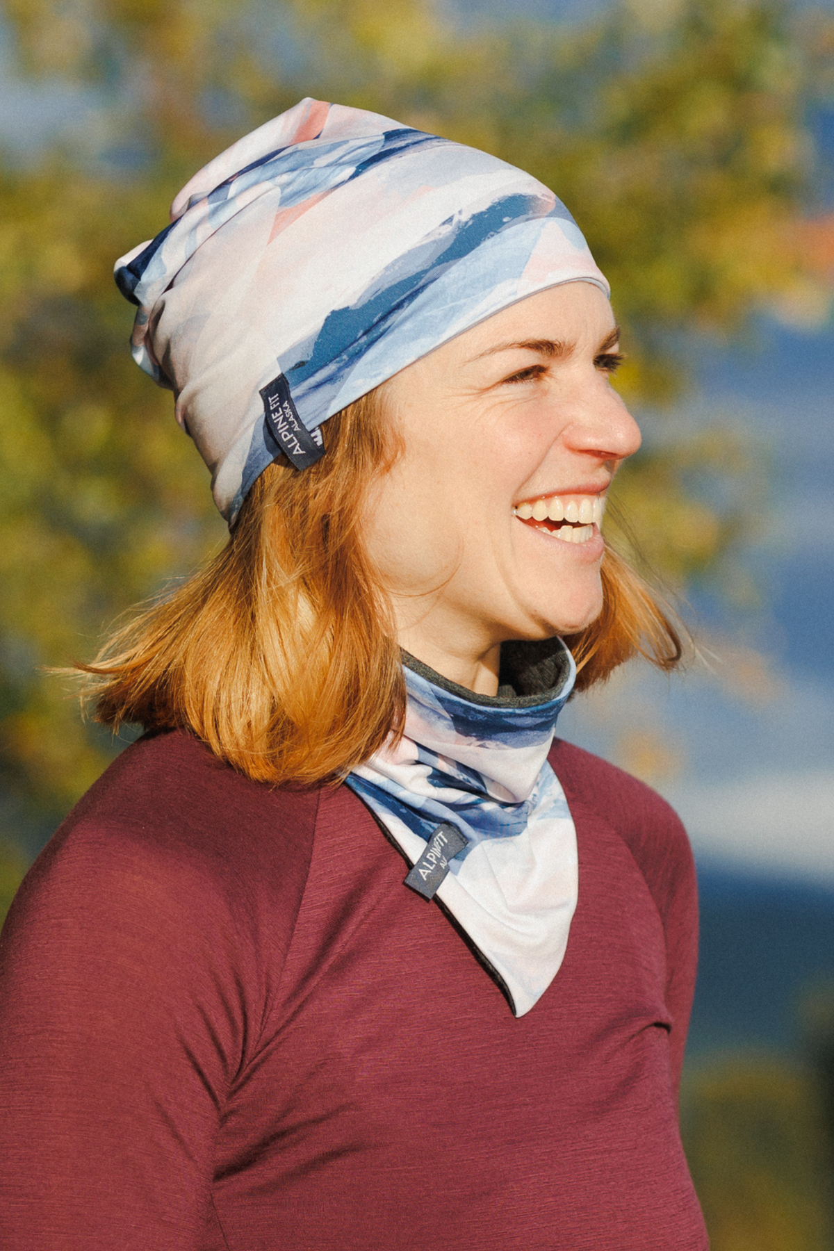 Go All Winter Merino Wool Lined Hat - Sunset