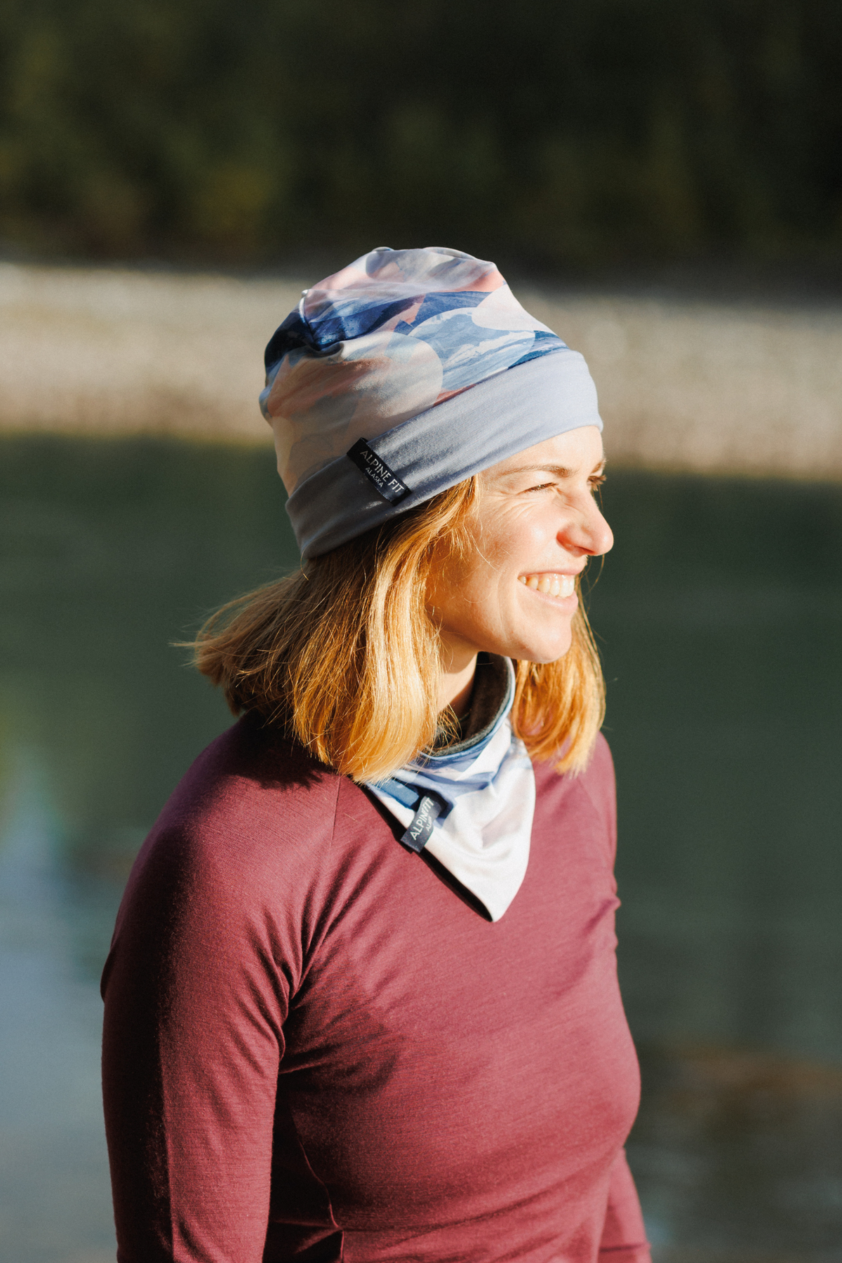 Go All Winter Merino Wool Lined Hat - Sunset