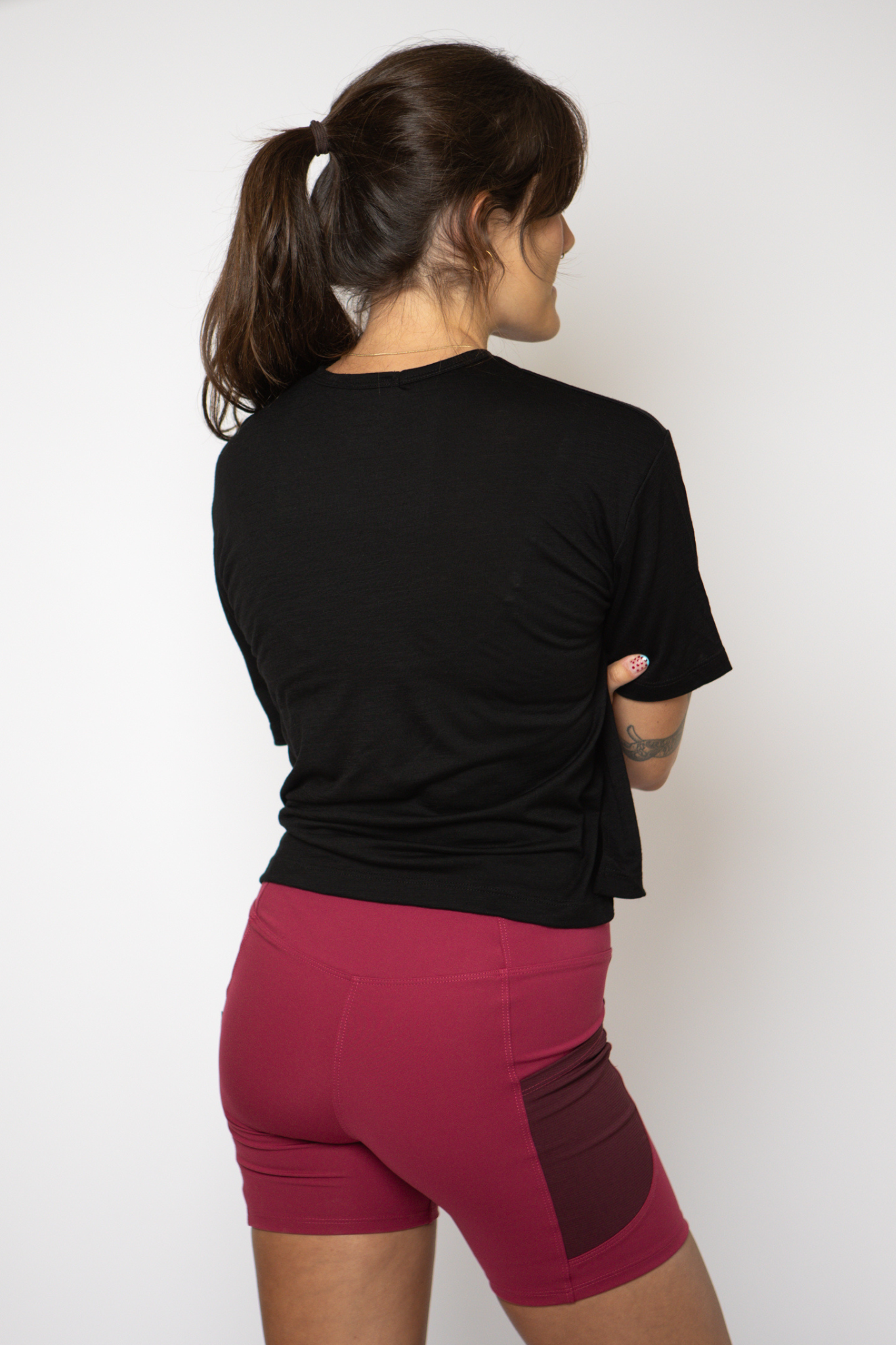 Merino Wool Travel T-Shirt - Black