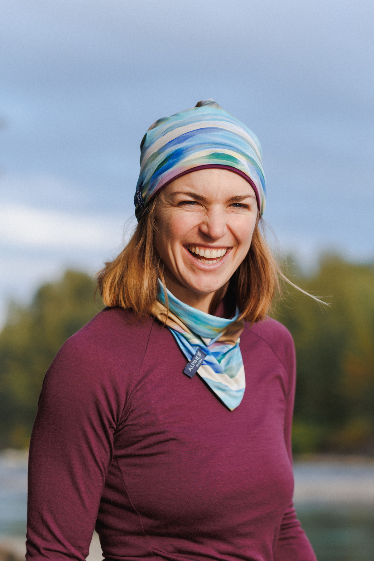 Go All Winter Merino Wool Lined Hat - Rainbow Peak