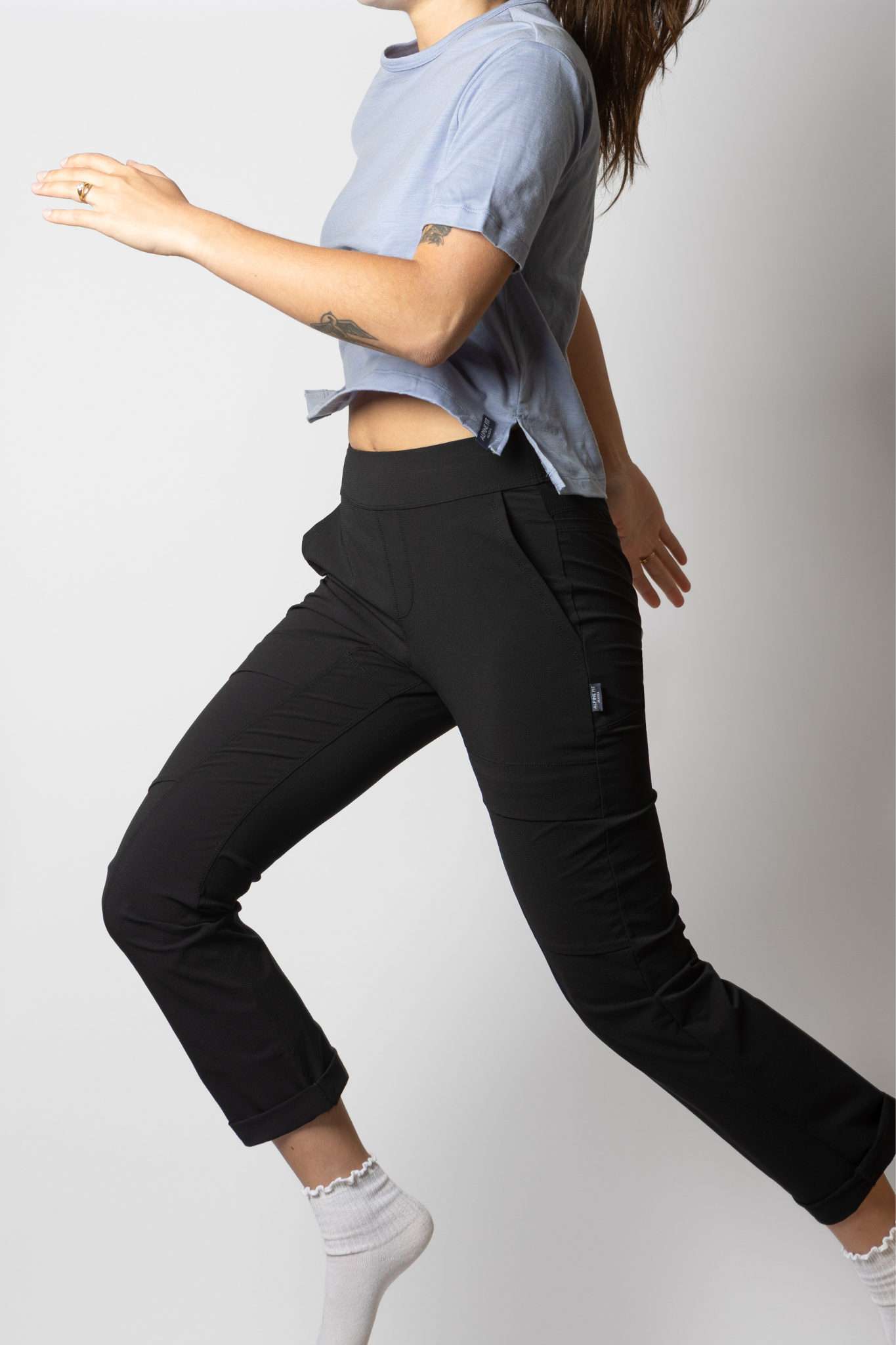 Meet the Backpacker Barrel Leg Pants