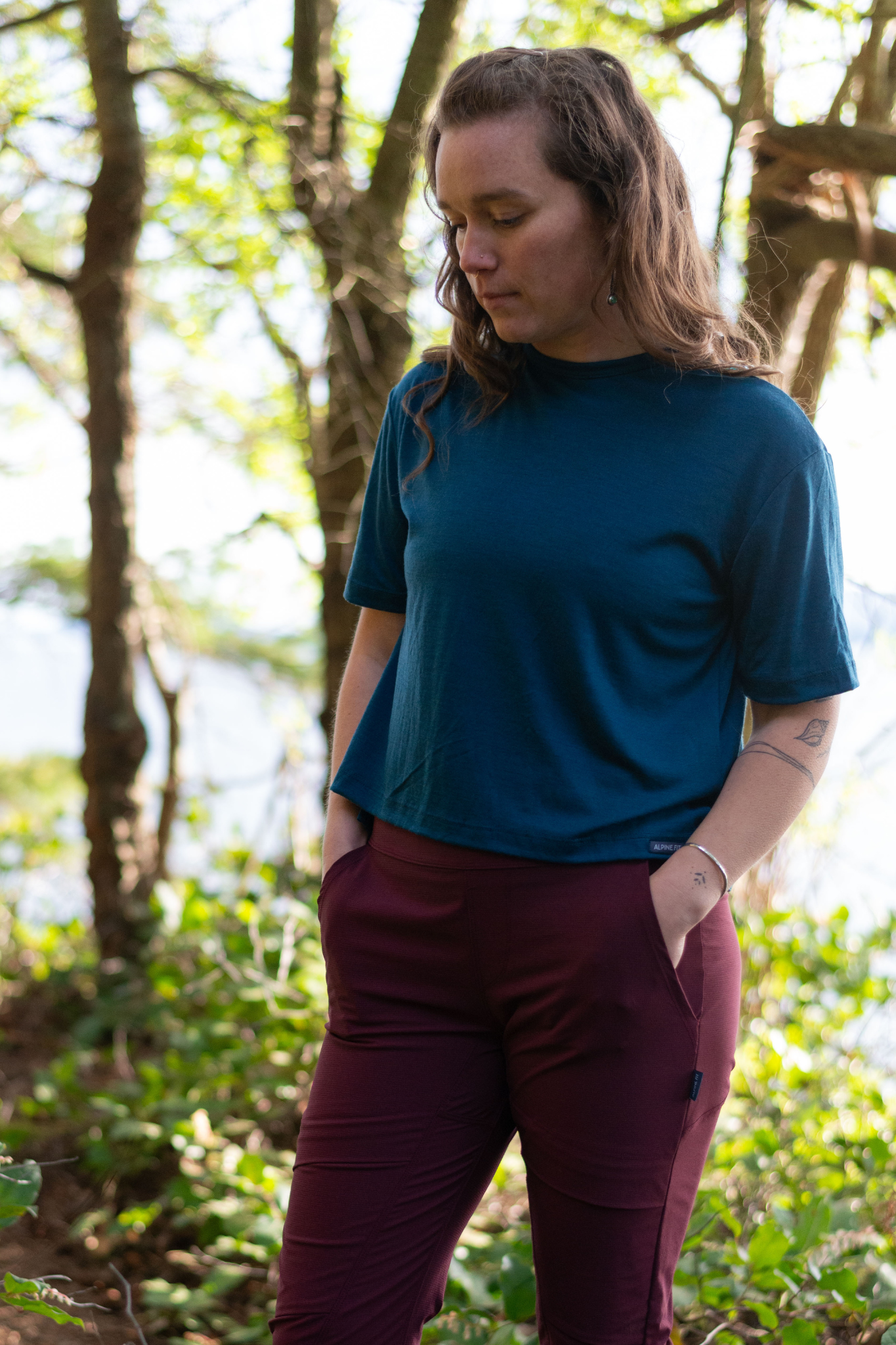 Merino Wool Travel T-Shirt - Outer Coast Blue