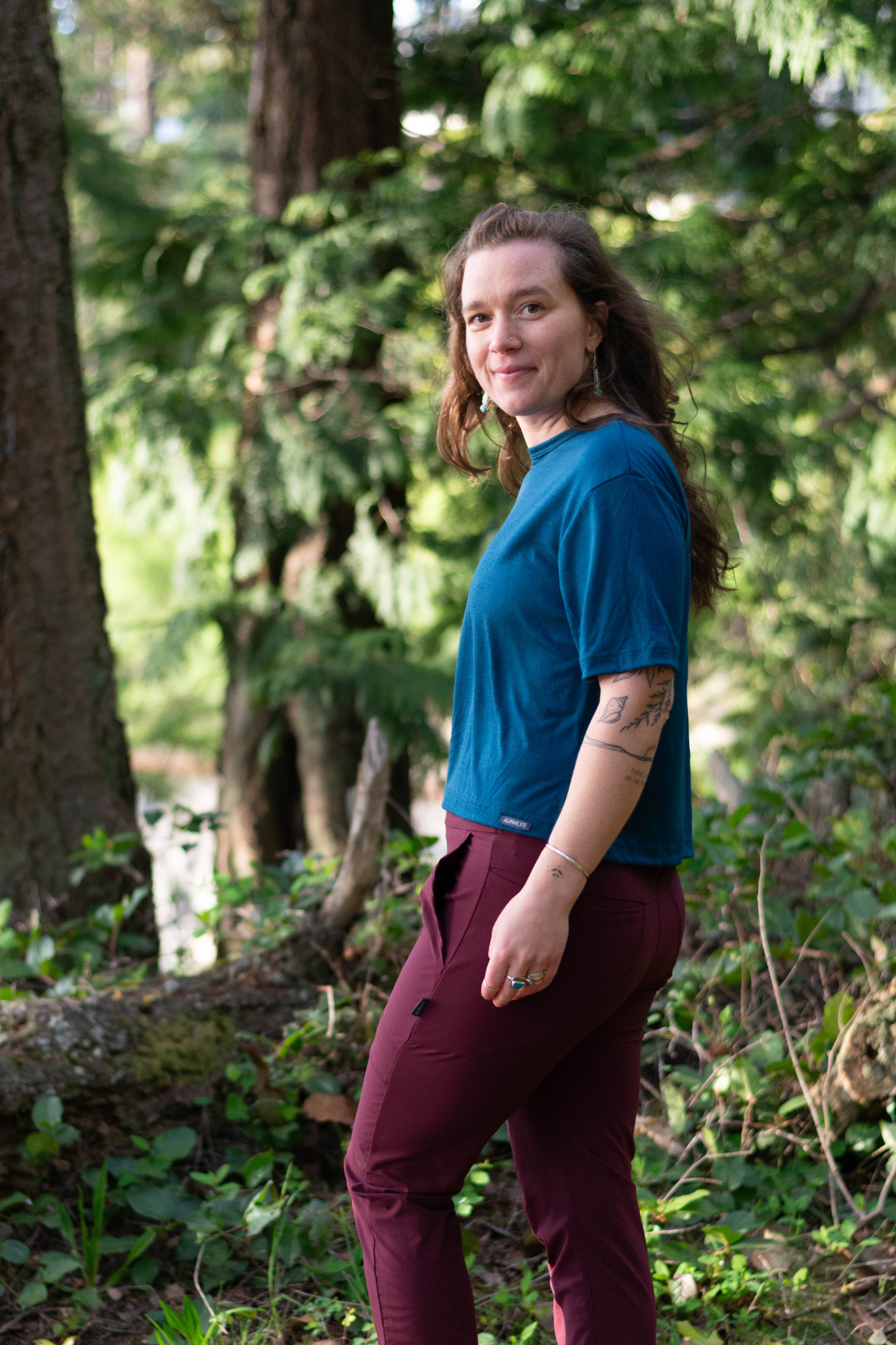 Merino Wool Travel T-Shirt - Outer Coast Blue
