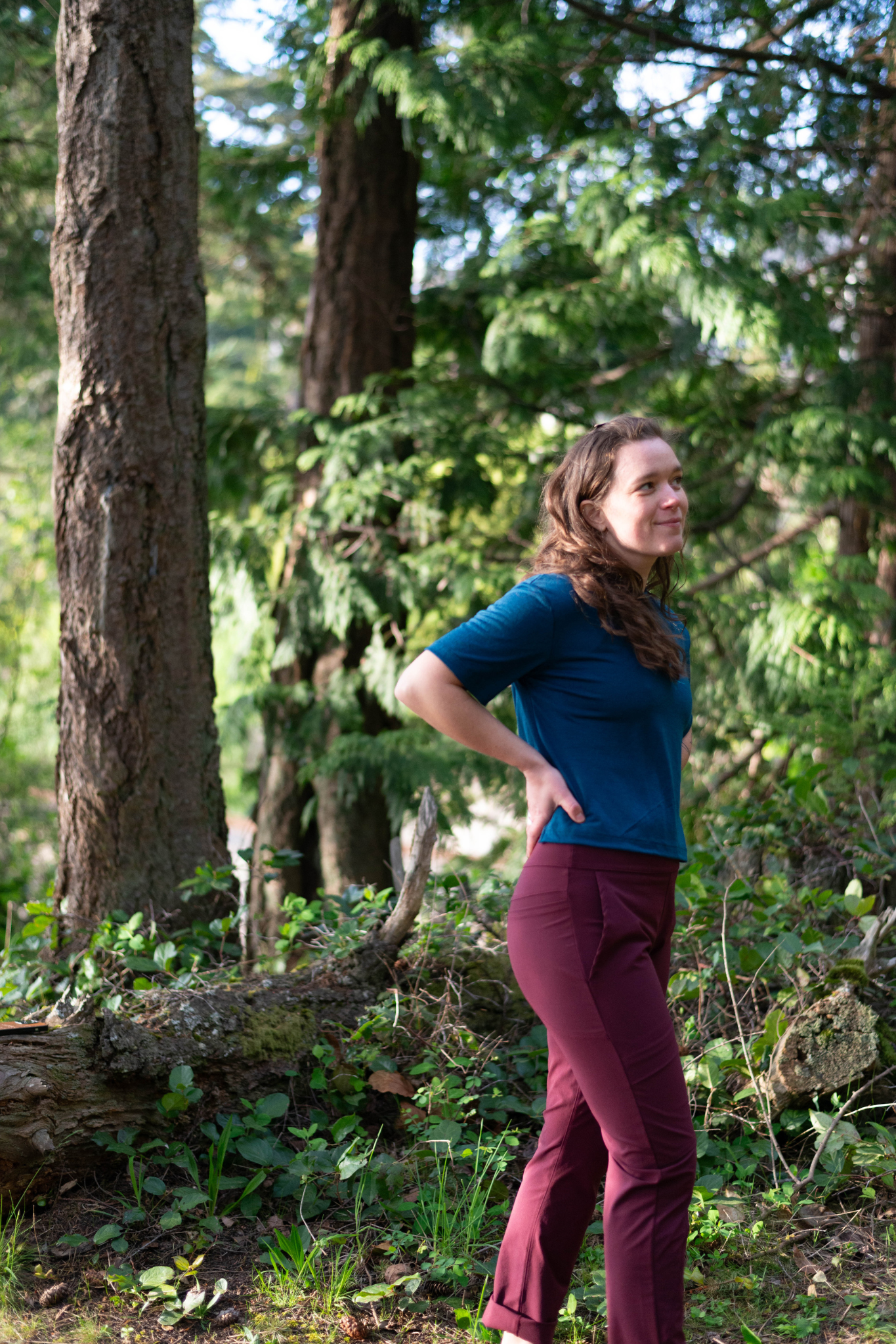 Merino Wool Travel T-Shirt - Outer Coast Blue