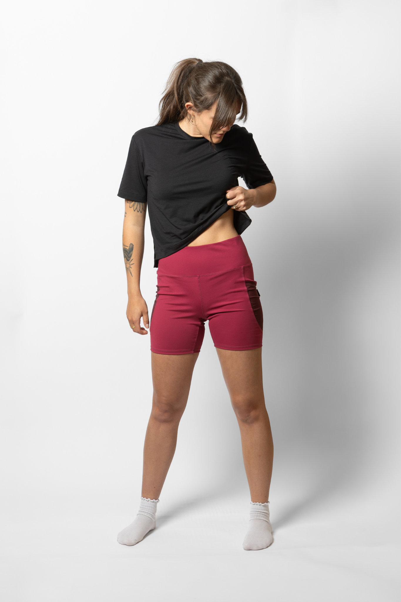 Merino Wool Travel T-Shirt - Black
