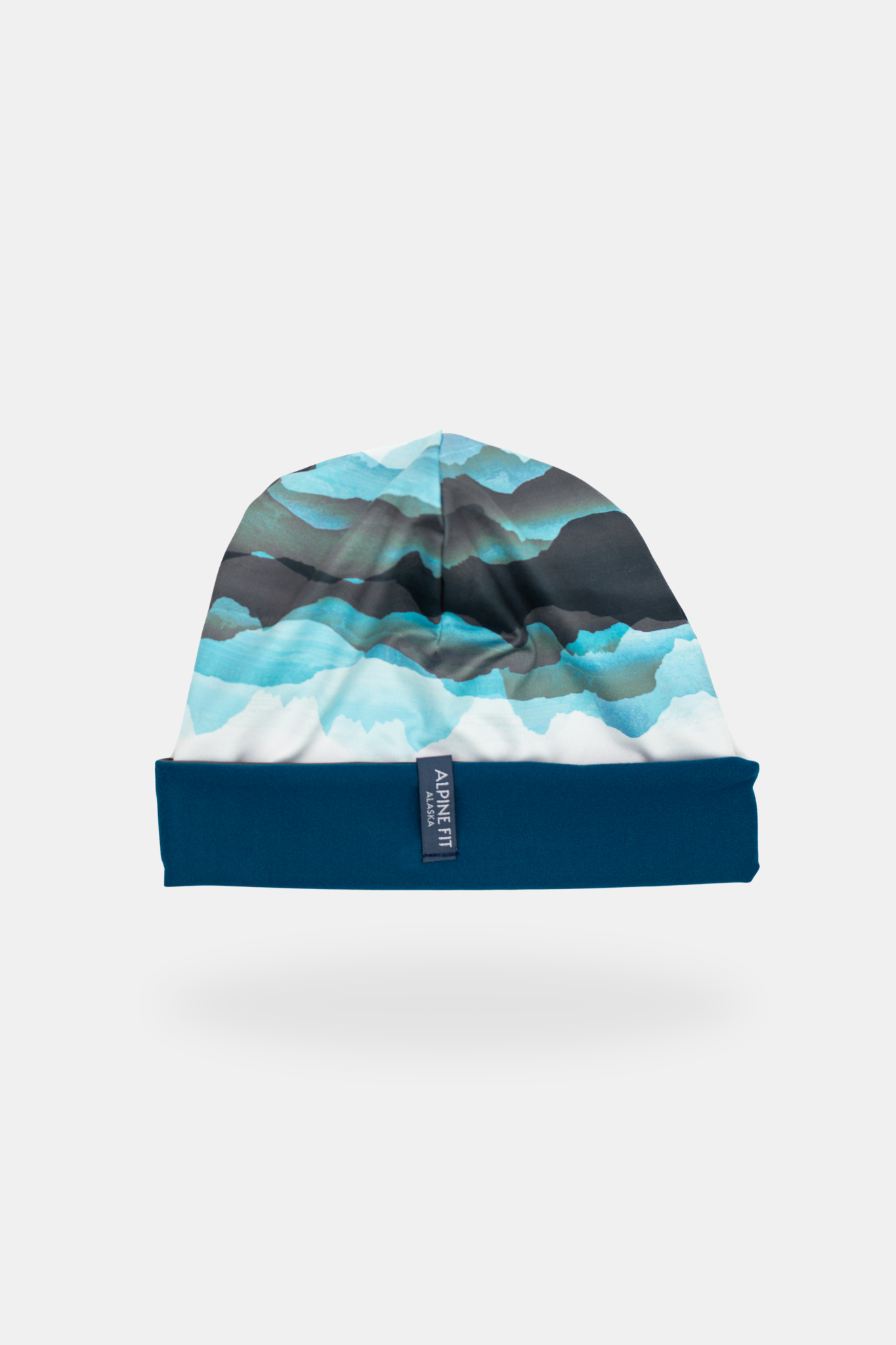 Alpine fit Go all winter fleece lined hat sea to sky folded image