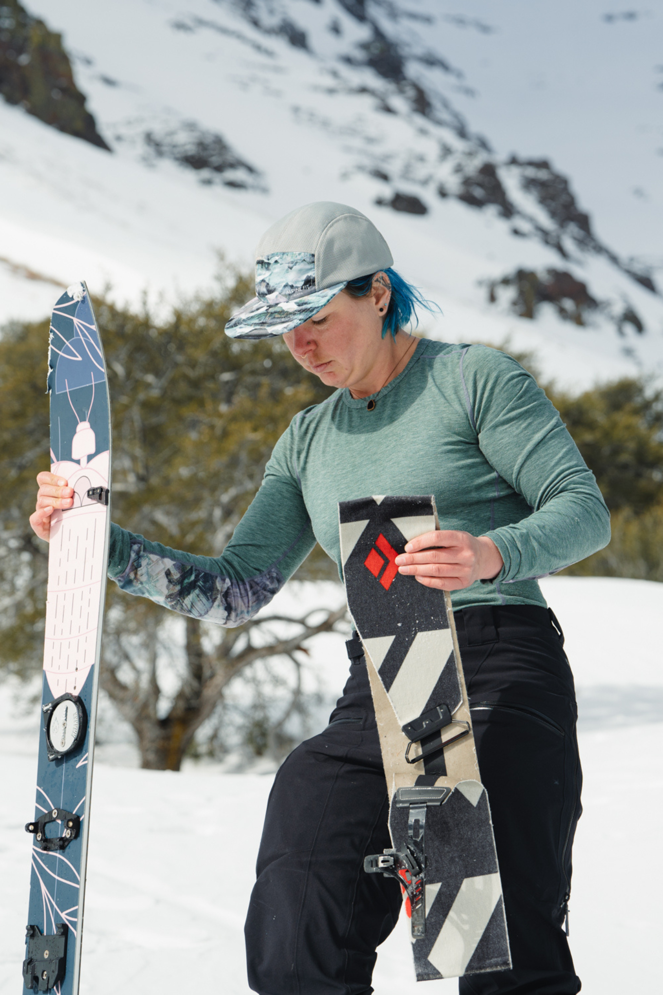 Alpine fit solstice hat chugach dusk outdoor activity image