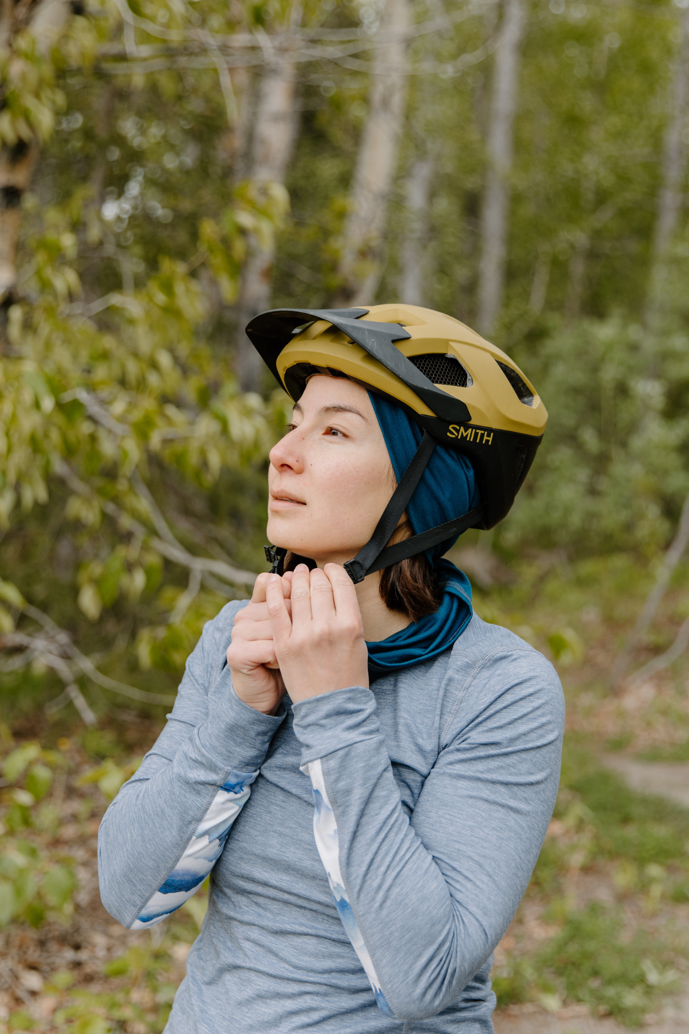 Alpine fit Nordic anywhere merino wool hat outer coast blue outdoor helmet image