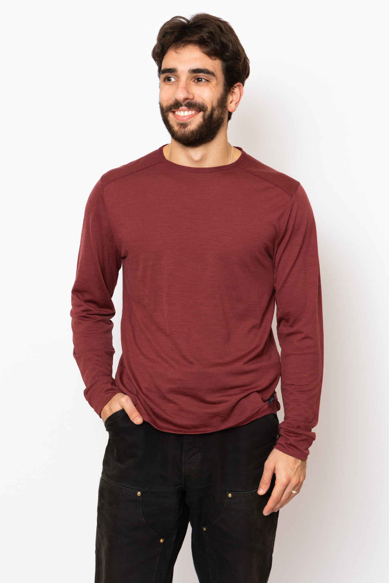 Men's Merino Wool Long Sleeve