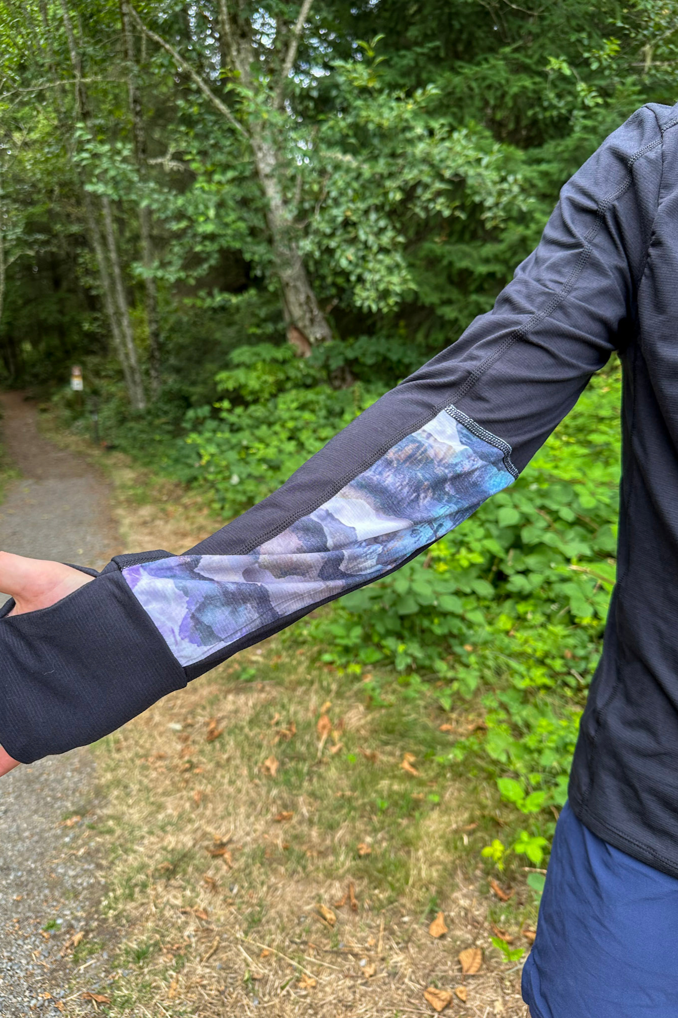 Men's Hooded Treeline Long Sleeve