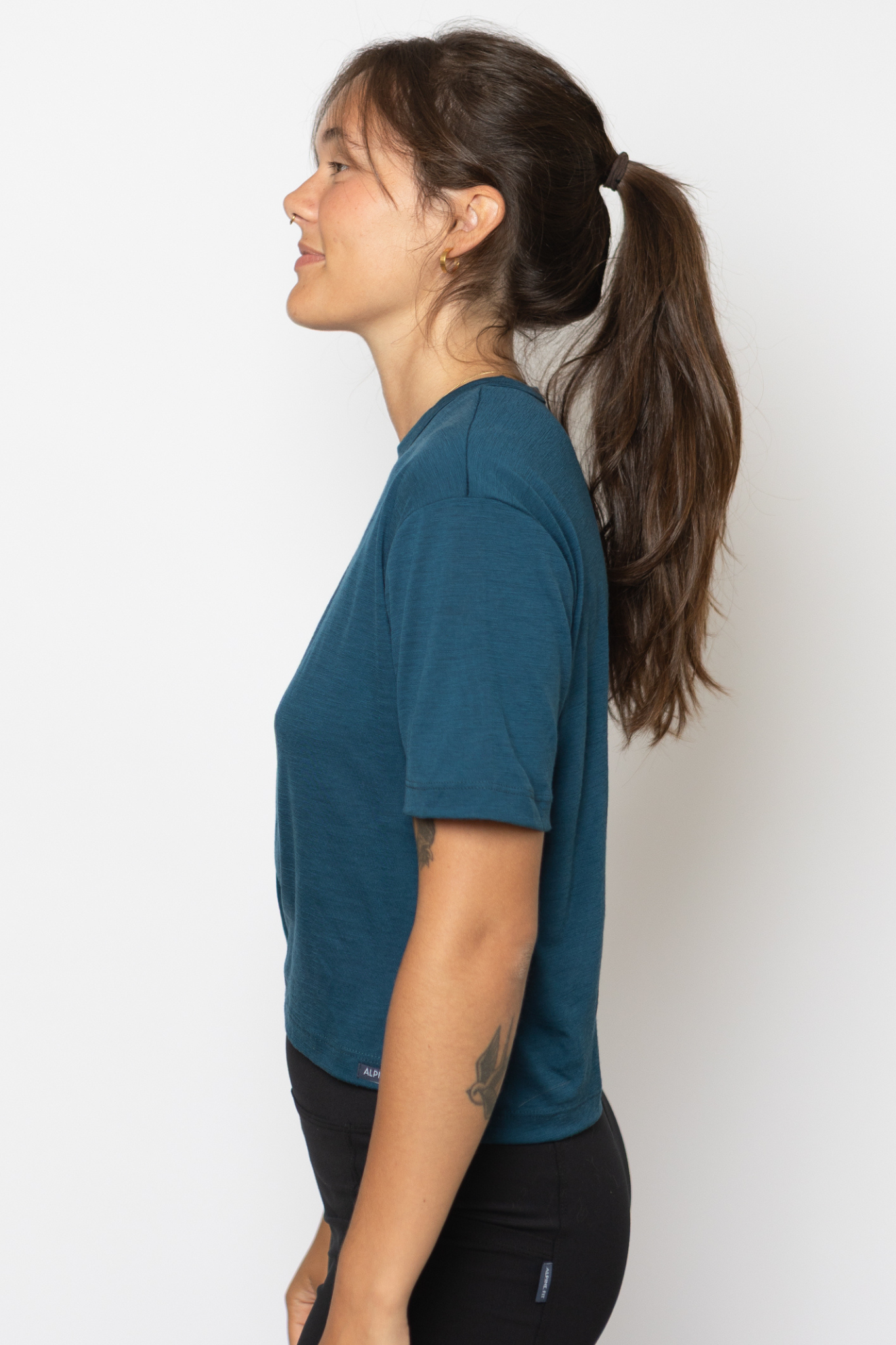 Merino Wool Travel T-Shirt - Outer Coast Blue