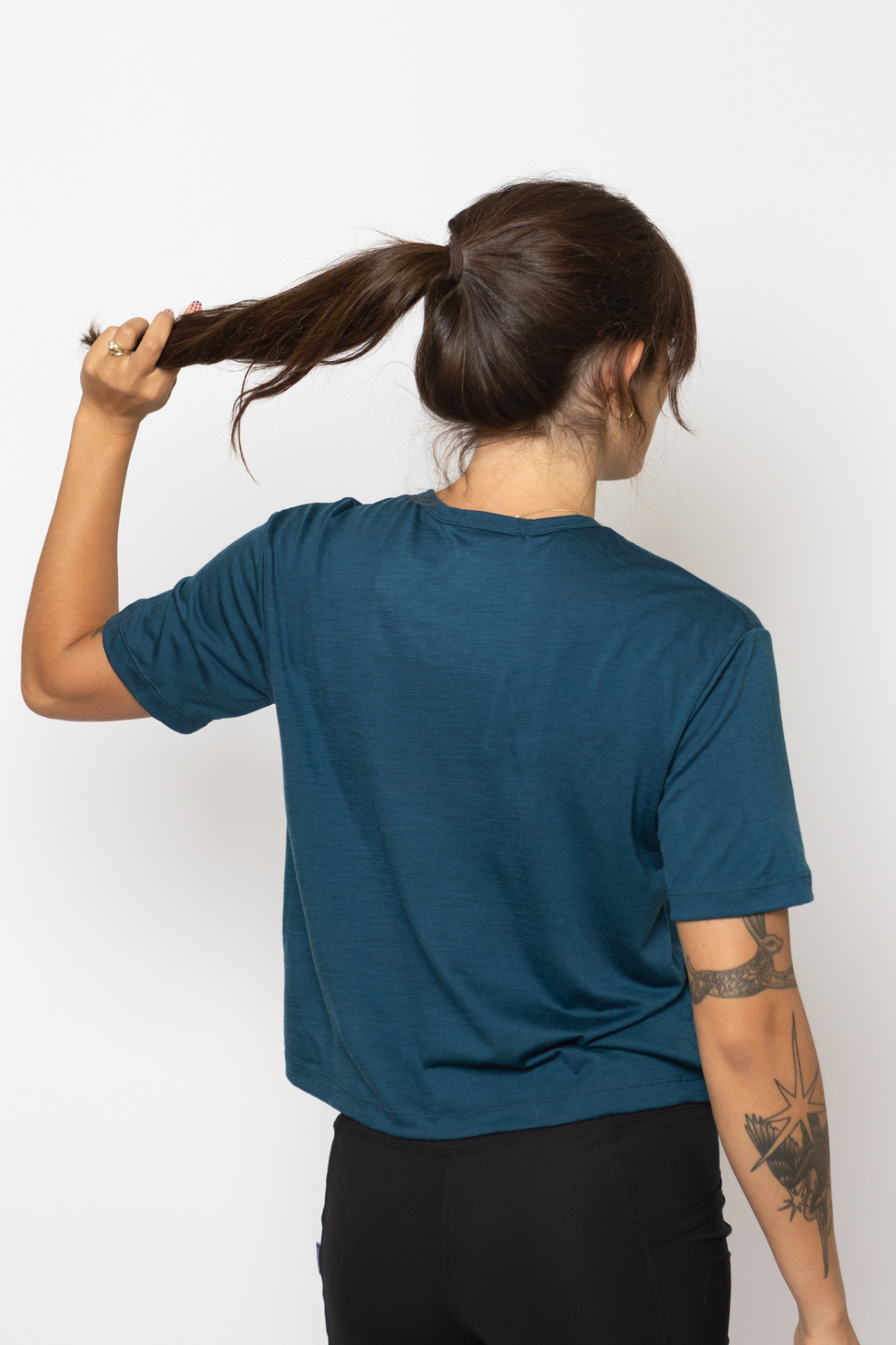 Merino Wool Travel T-Shirt - Outer Coast Blue