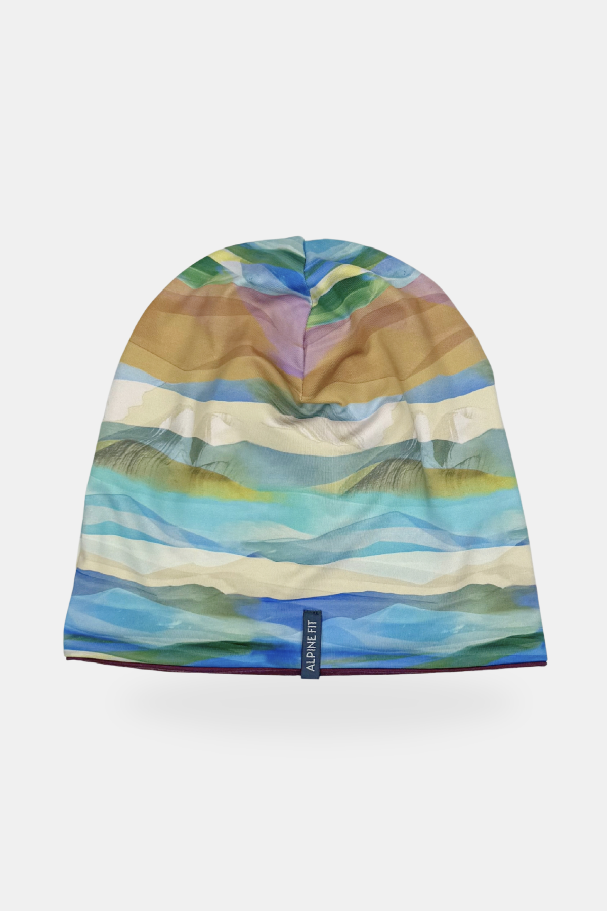 Go All Winter Merino Wool Lined Hat - Rainbow Peak