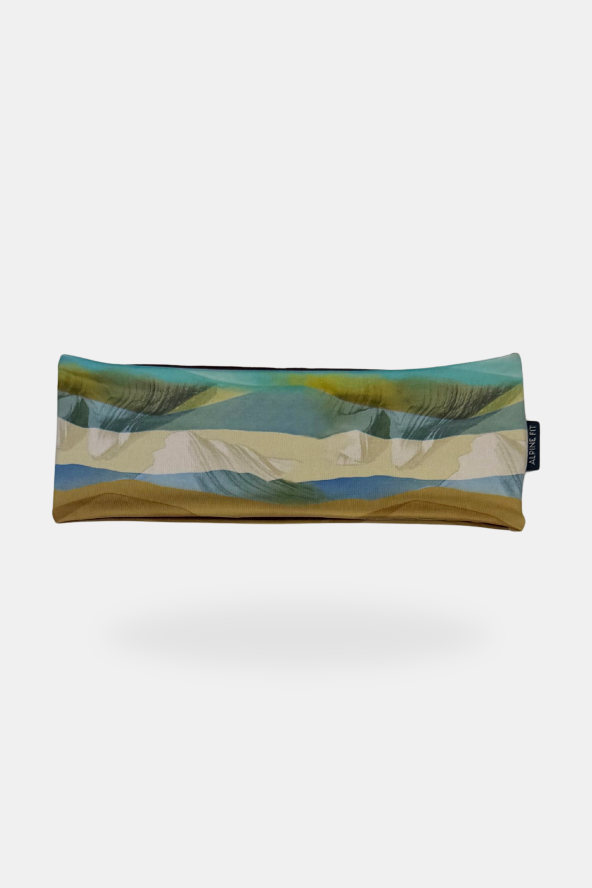 Merino Wool Lined Headband - Rainbow Peak