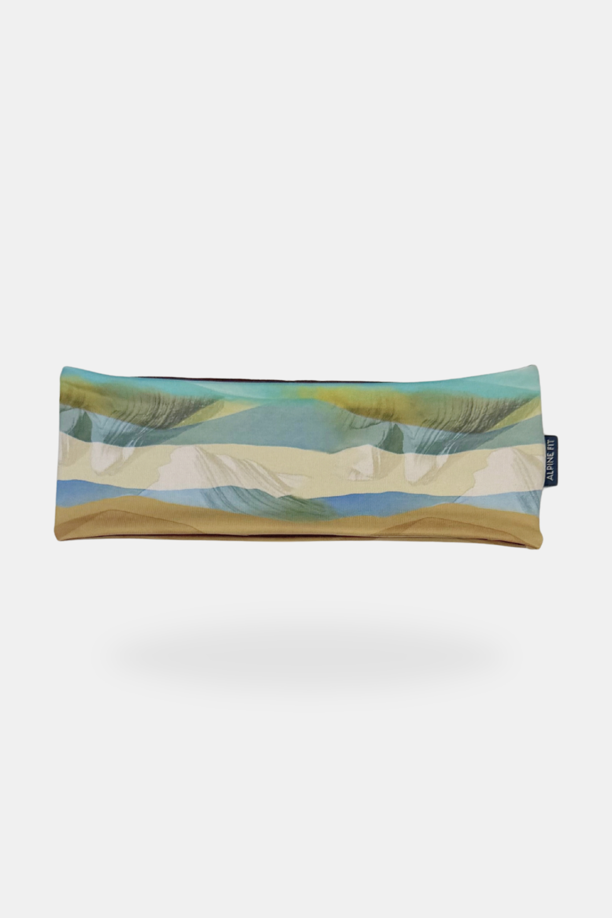 Merino Wool Lined Headband - Rainbow Peak