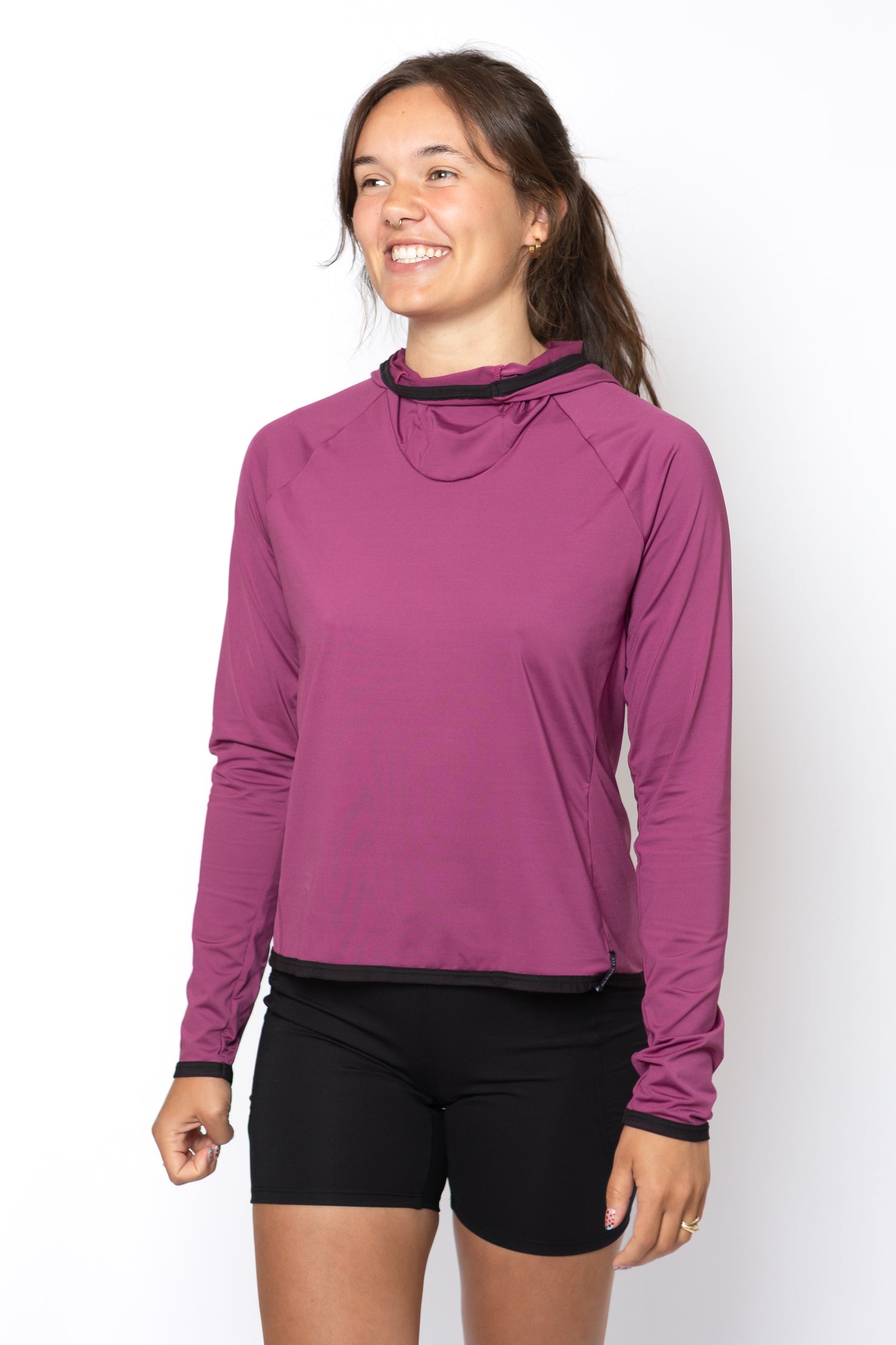 Sun Shadow Hoodie - Berry