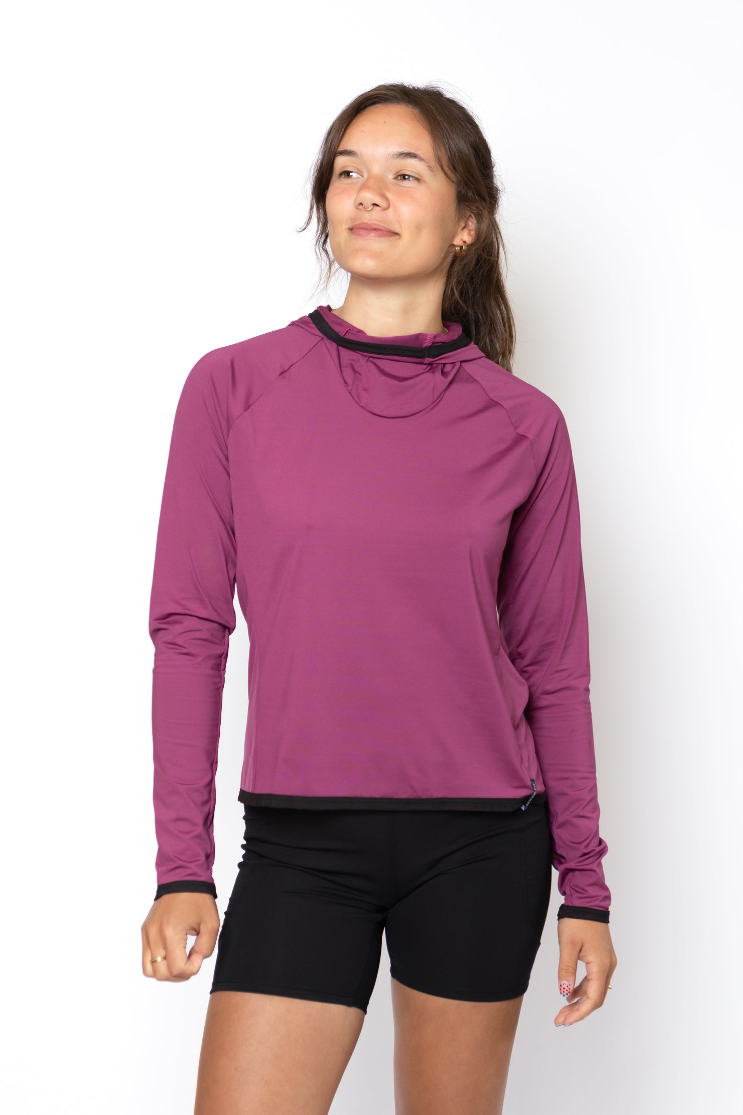 Sun Shadow Hoodie - Berry