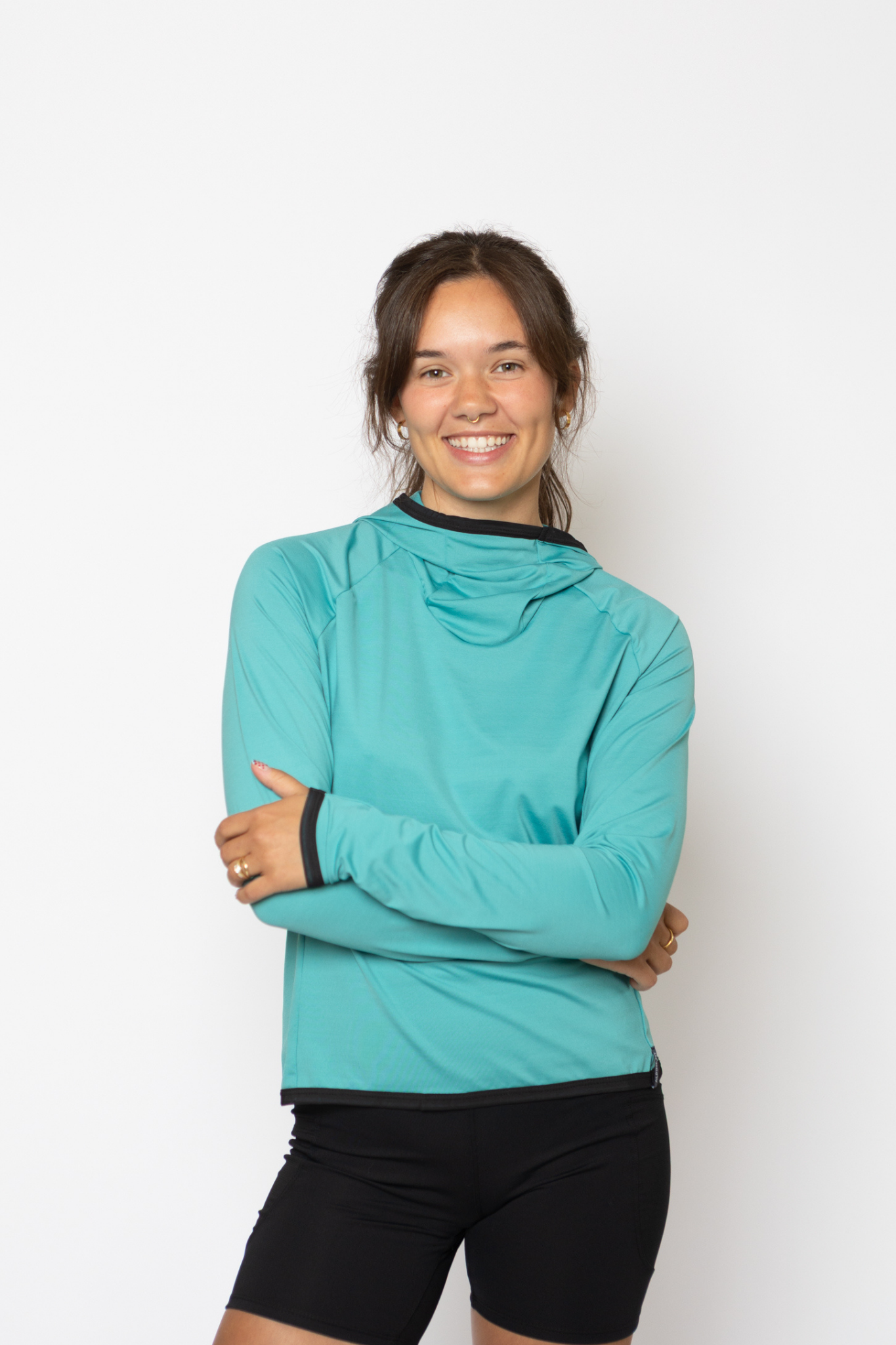 Sun Shadow Hoodie - Glacial Teal