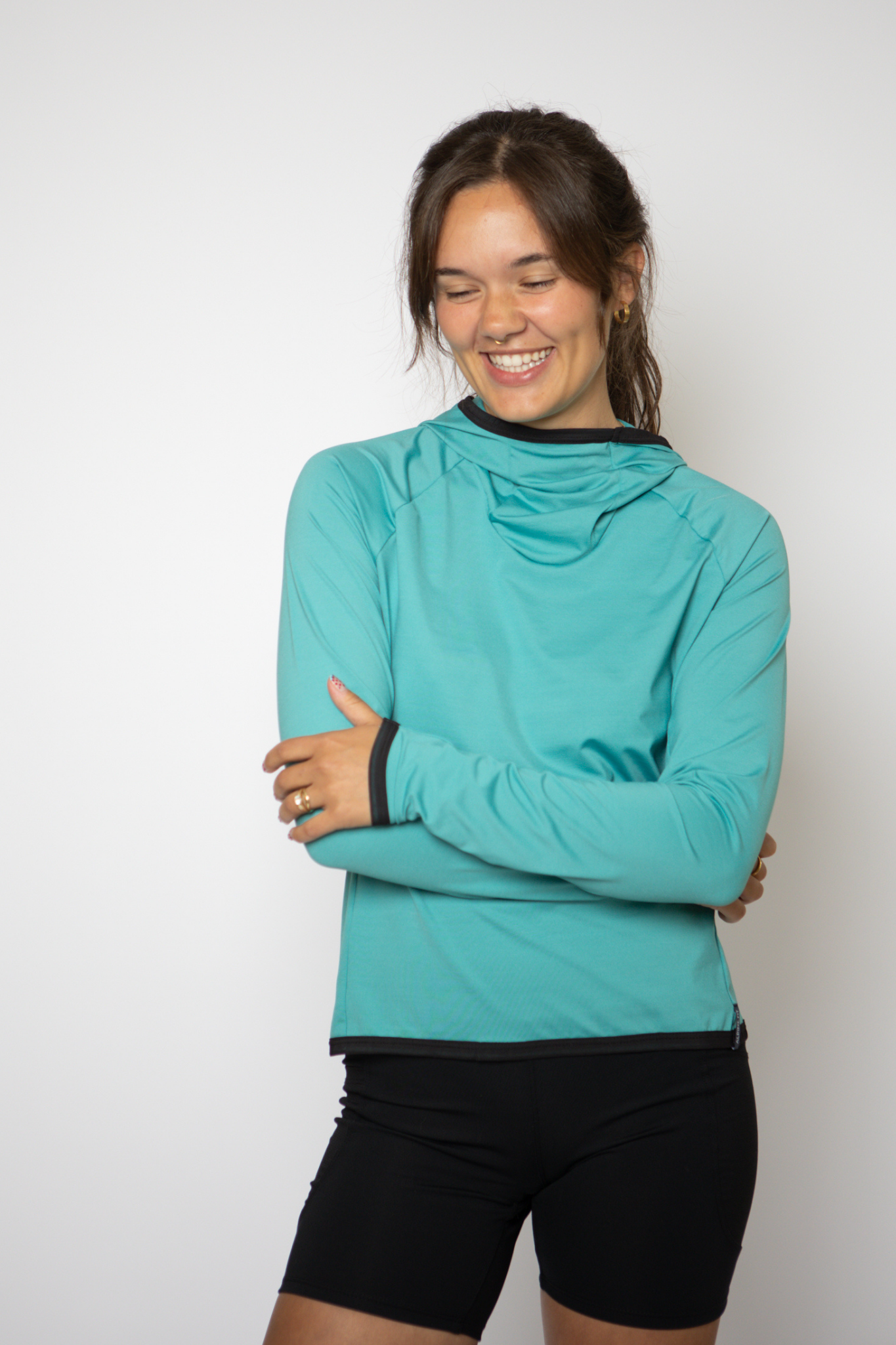 Sun Shadow Hoodie - Glacial Teal