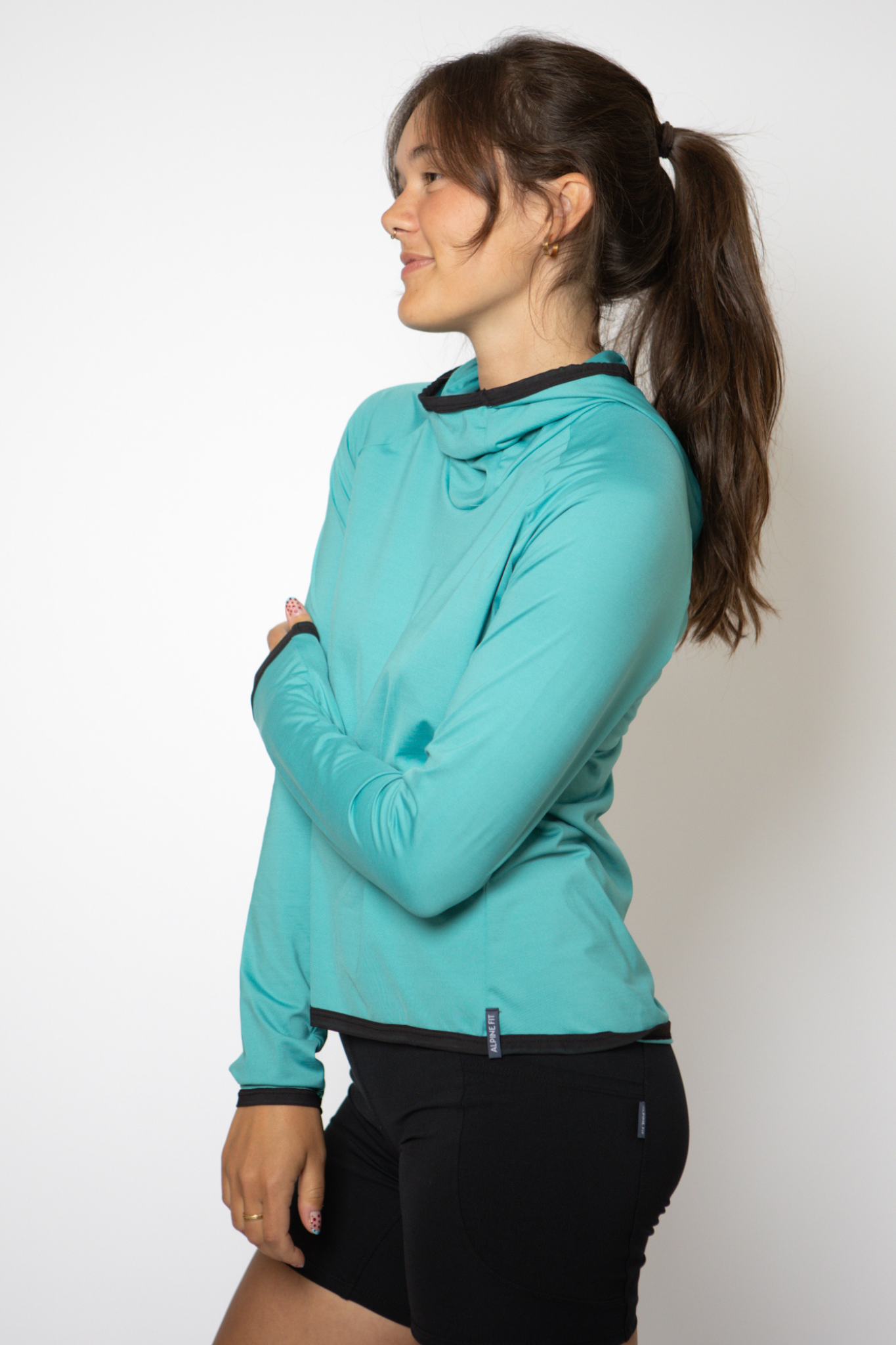 Sun Shadow Hoodie - Glacial Teal