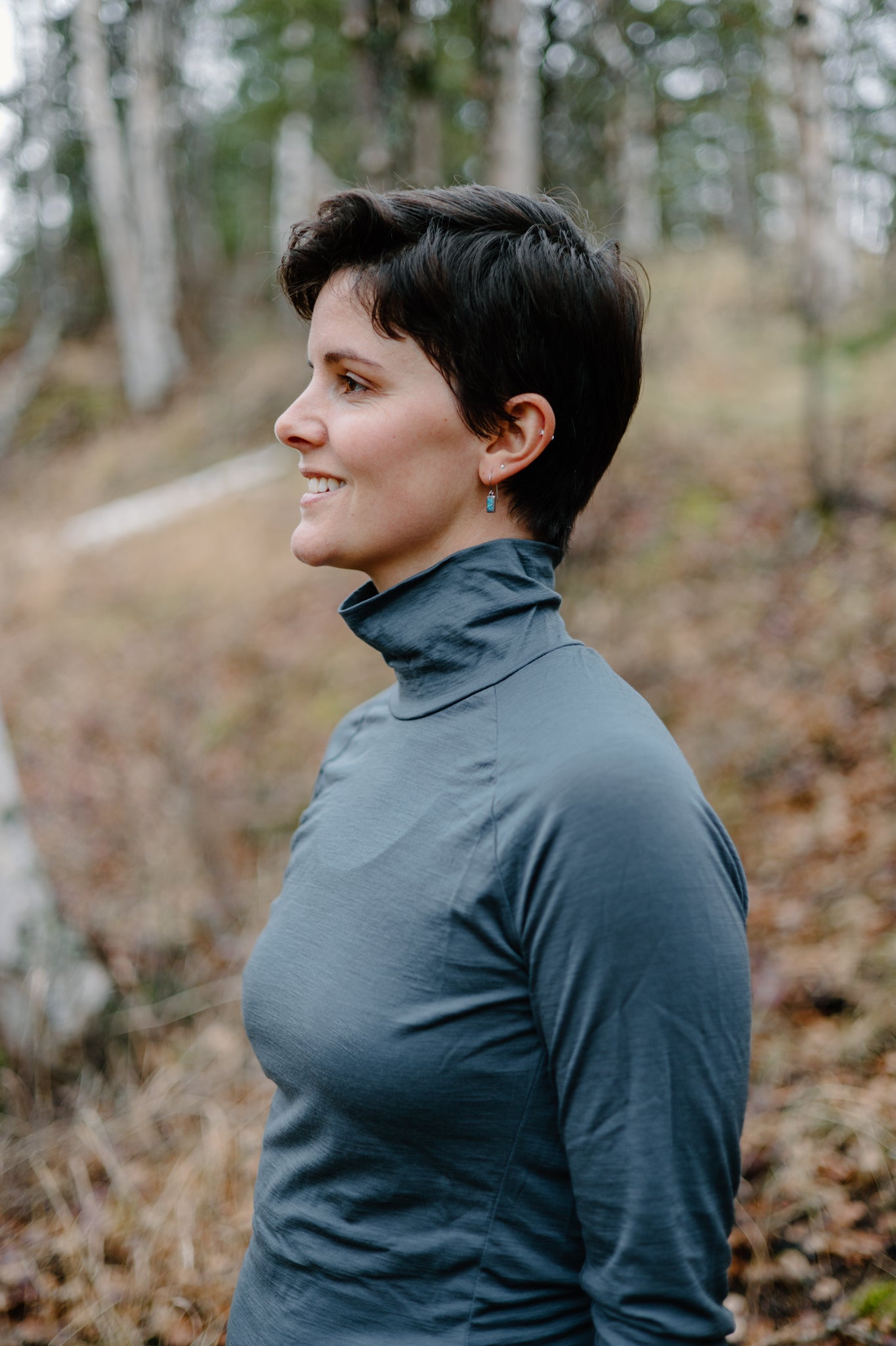 Koulin Trail Long Sleeve Zip-Neck Women's Wicking Base Layer